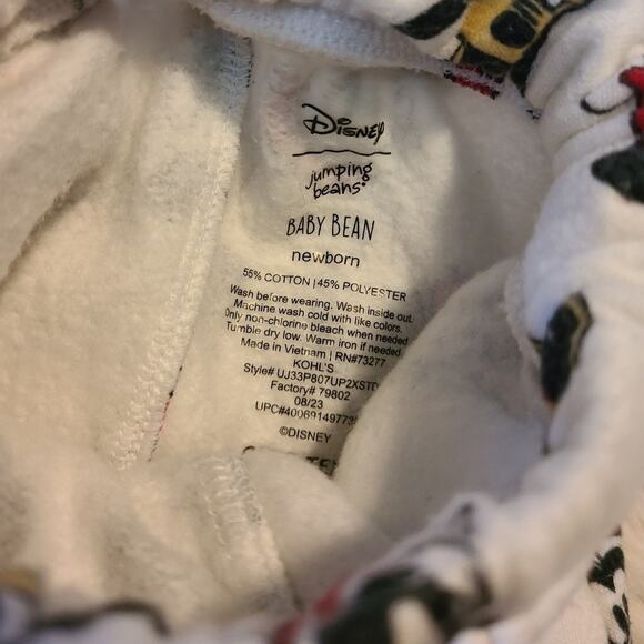 Mickey and friends Christmas Sweatshirt sweatpants outfit newborn - Picture 6 of 6